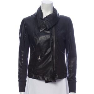 A.L.C. Lamb Leather Biker Jacket